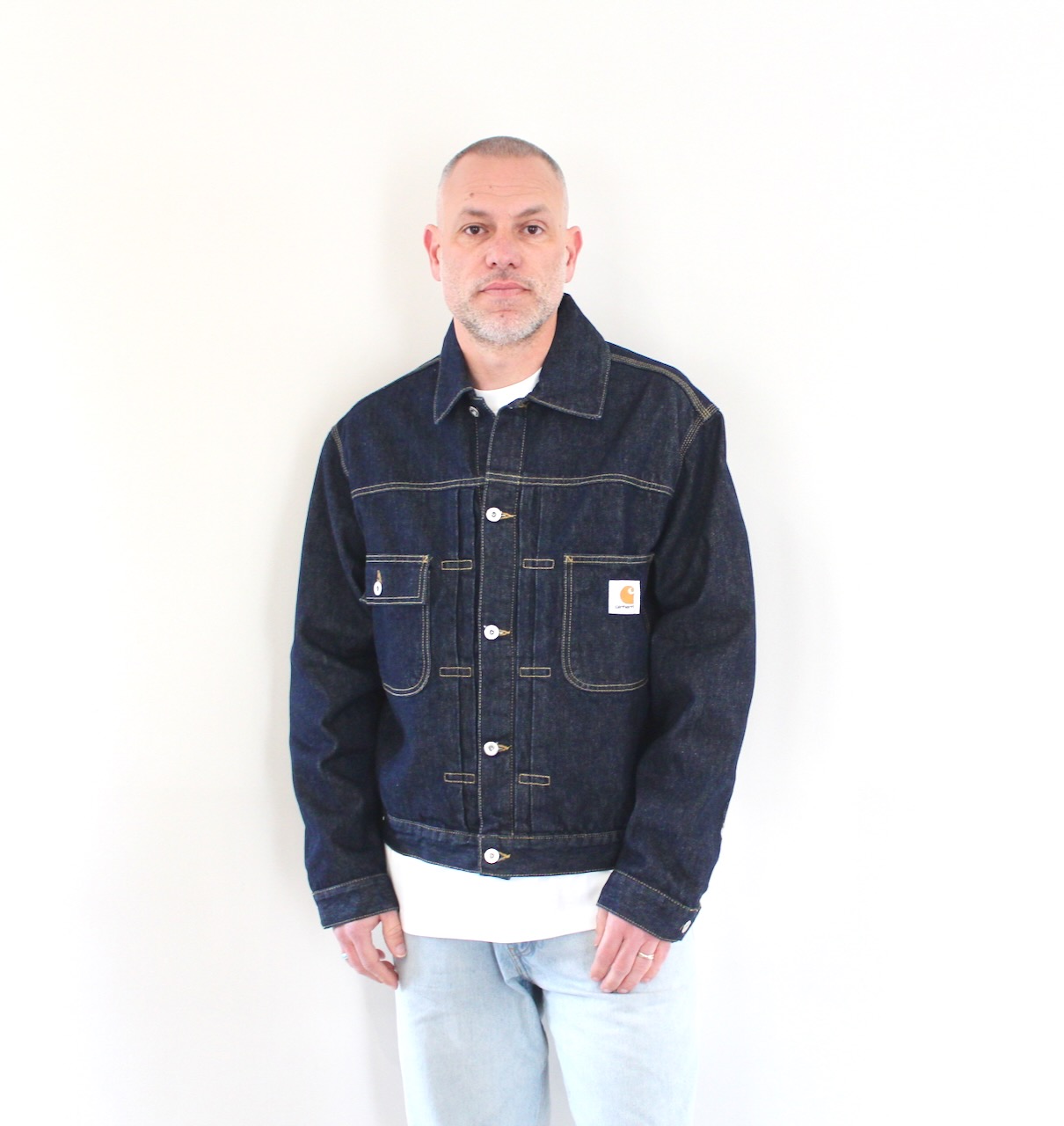 Carhartt Wip Belmar Jacket Blue Rinsed