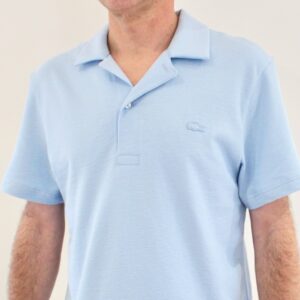 Lacoste Polo Texturé Classic Fit Bleu Clair