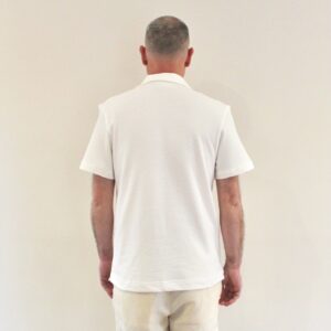 Lacoste Polo Texturé Classic Fit Blanc