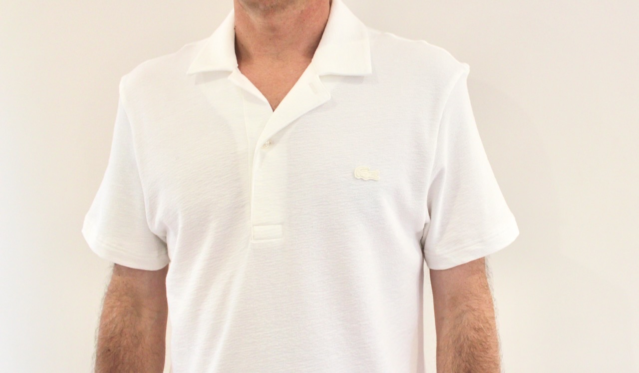 Lacoste Polo Texturé Classic Fit Blanc