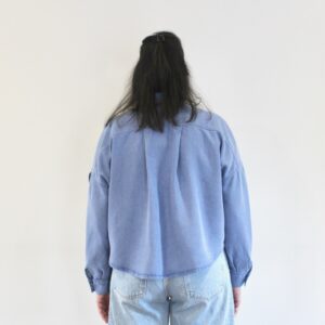 Sessùn Balanca Blue denim shirt outremer