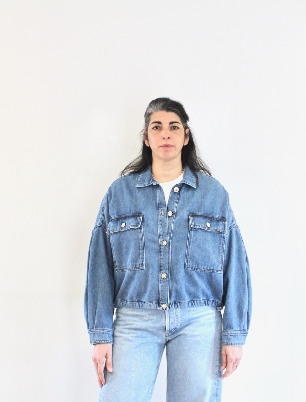 Sessùn Cazanim Denim jacket Mid Blue