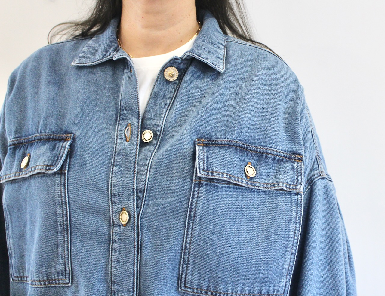 Sessùn Cazanim Denim jacket Mid Blue