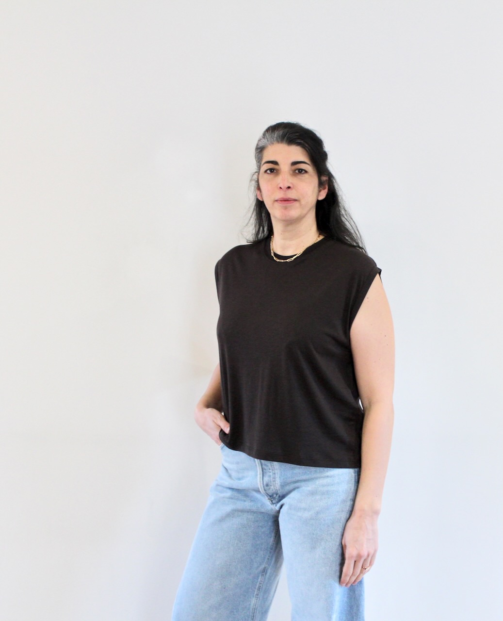 Sessùn Deedoo T-shirt sans manche Espresso