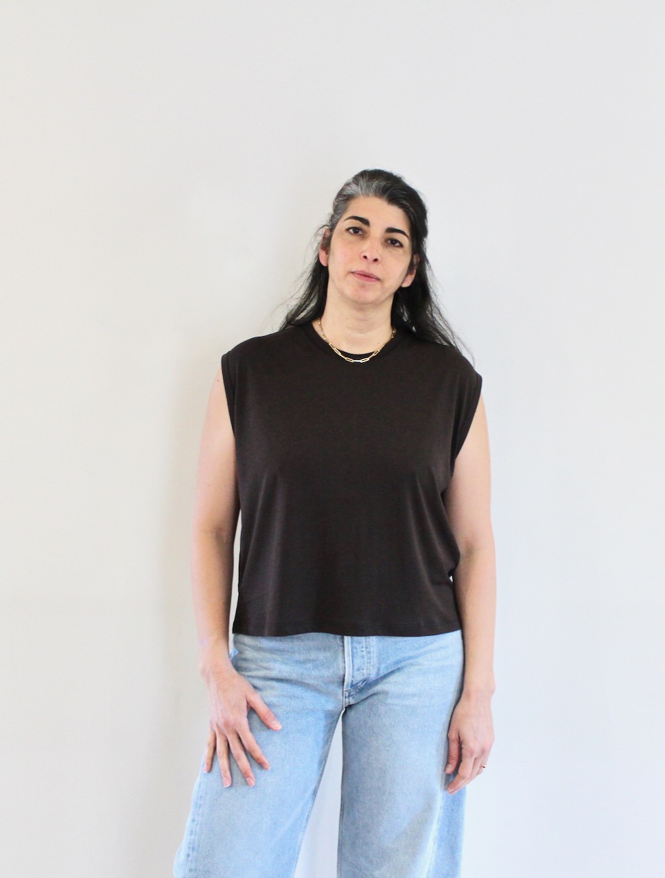 Sessùn Deedoo T-shirt sans manche Espresso