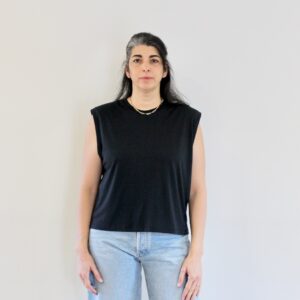 Sessùn Dee Moonless Tshirt à épaulettes