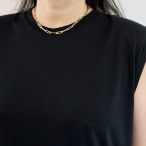 Sessùn Dee Moonless Tshirt à épaulettes