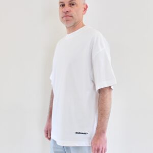 Carhartt Wip Link Script T-shirt Blanc