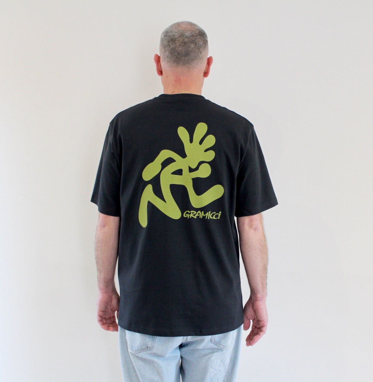 Gramicci Running Man Tee Vintage Black