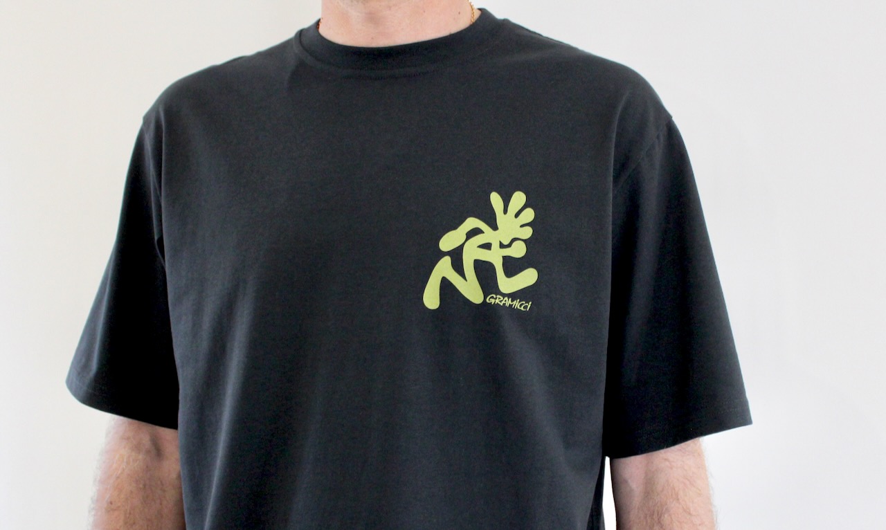 Gramicci Running Man Tee Vintage Black