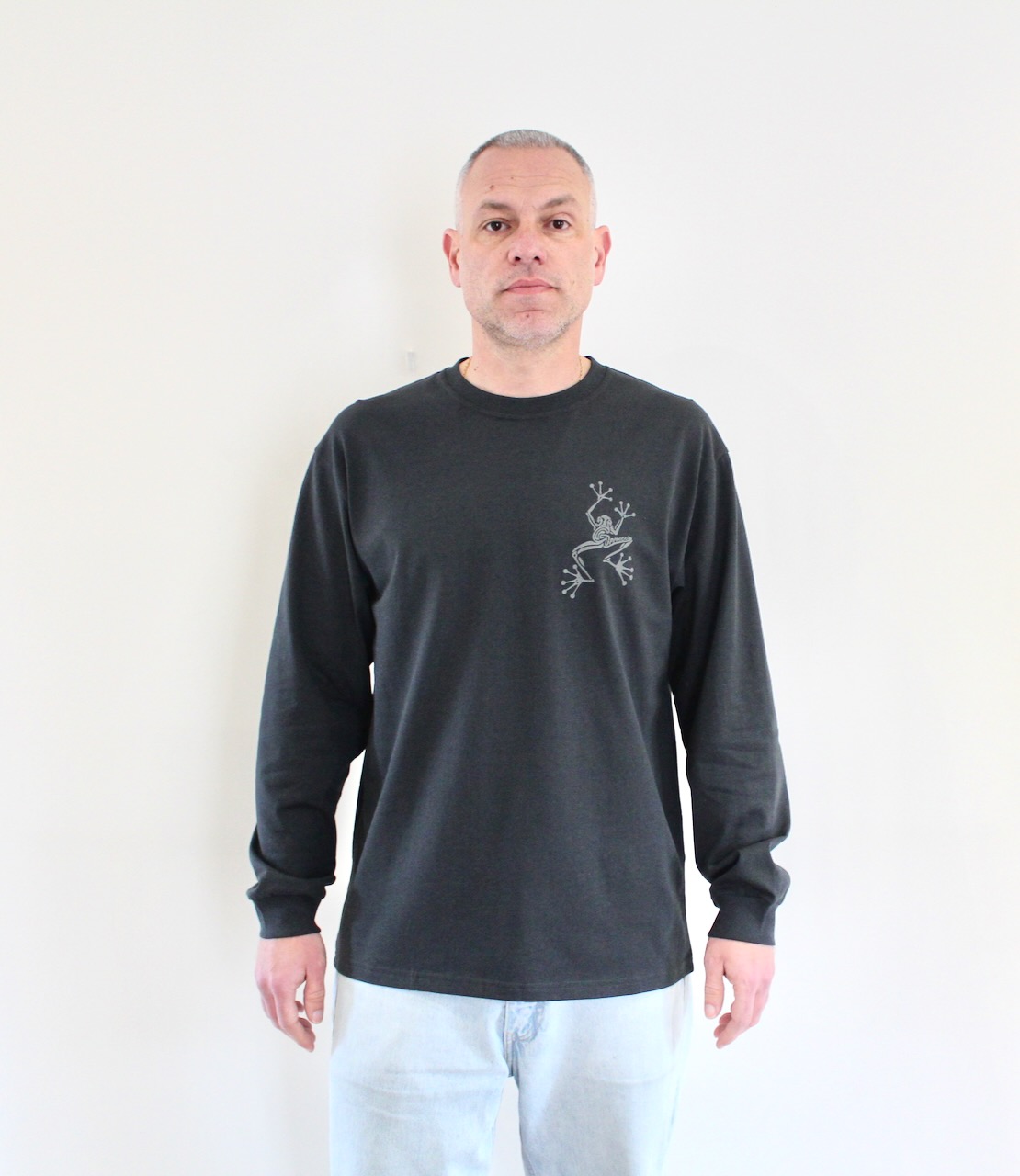 Gramicci Sticky Hands LS Tee Vintage Black