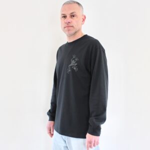 Gramicci Sticky Hands LS Tee Vintage Black