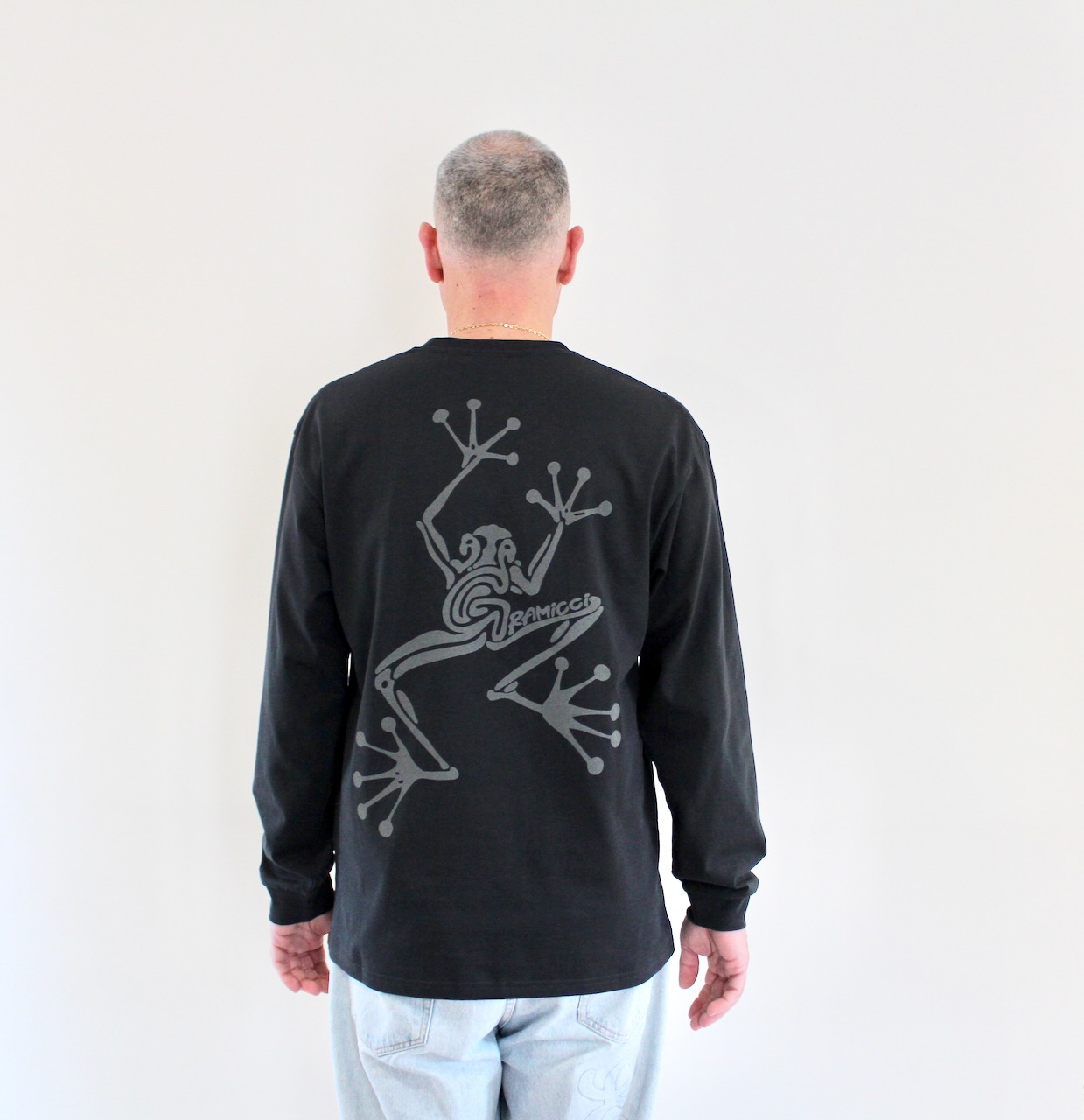 Gramicci Sticky Hands LS Tee Vintage Black