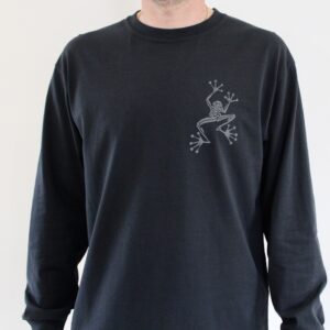 Gramicci Sticky Hands LS Tee Vintage Black