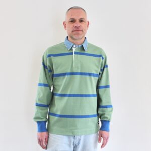 Gramicci Langdon Rugby Shirt Olive Blue