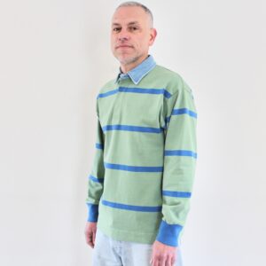Gramicci Langdon Rugby Shirt Olive Blue