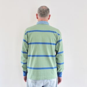 Gramicci Langdon Rugby Shirt Olive Blue