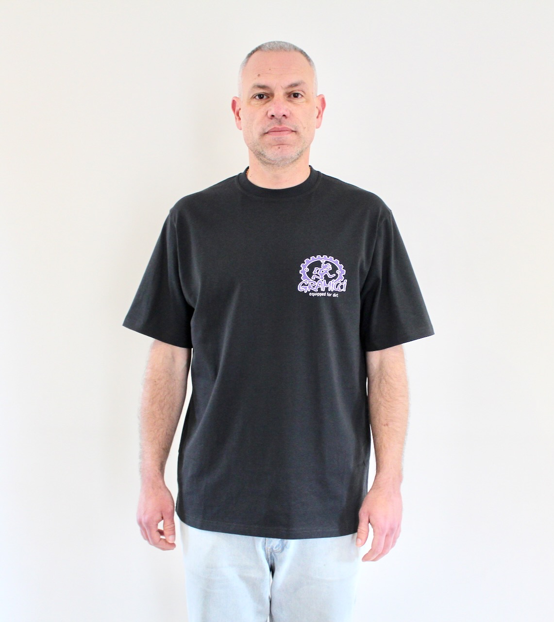 Gramicci Equipped For Dirt Tee Vintage Black