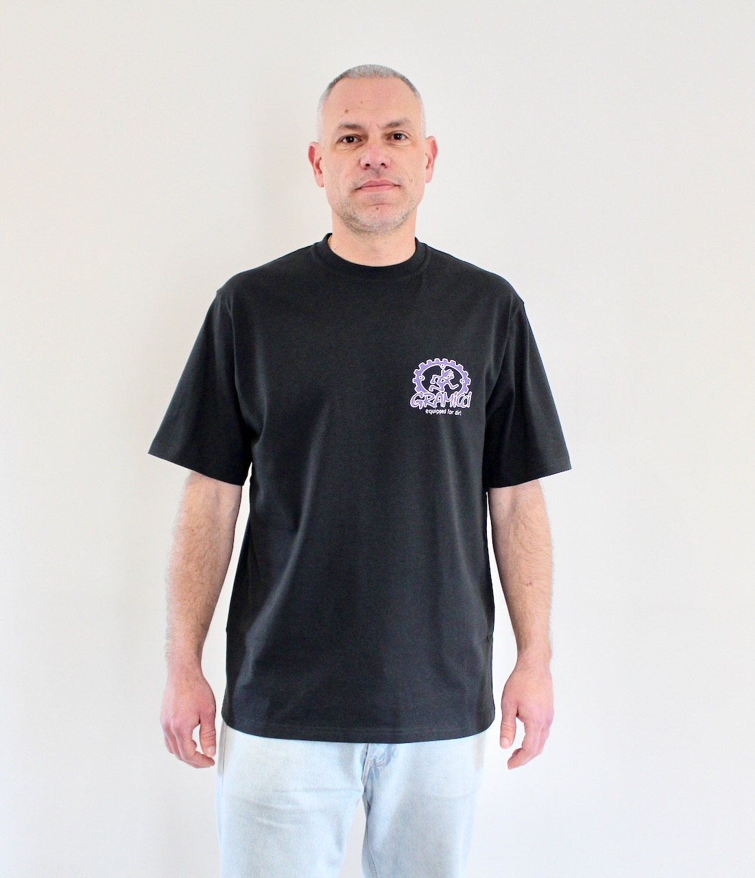 Gramicci Equipped For Dirt Tee Vintage Black