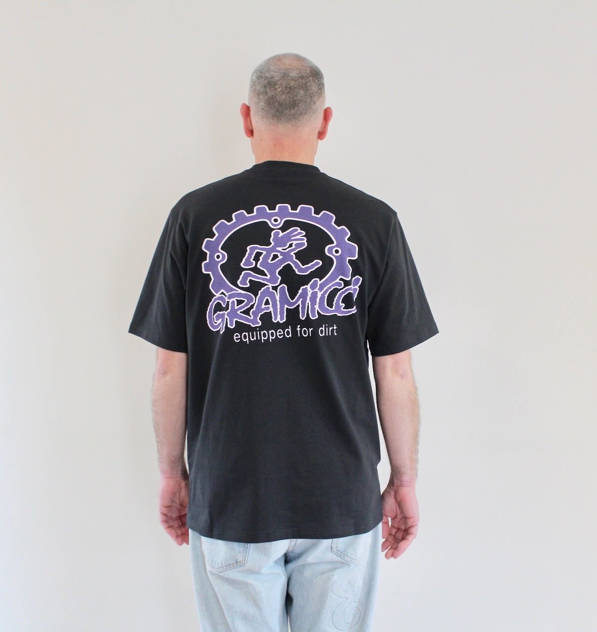Gramicci Equipped For Dirt Tee Vintage Black