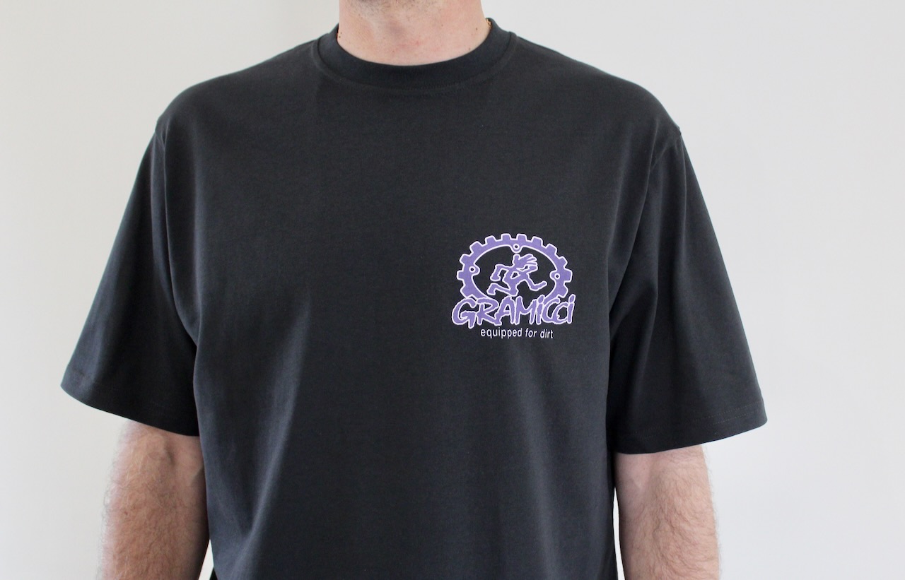 Gramicci Equipped For Dirt Tee Vintage Black