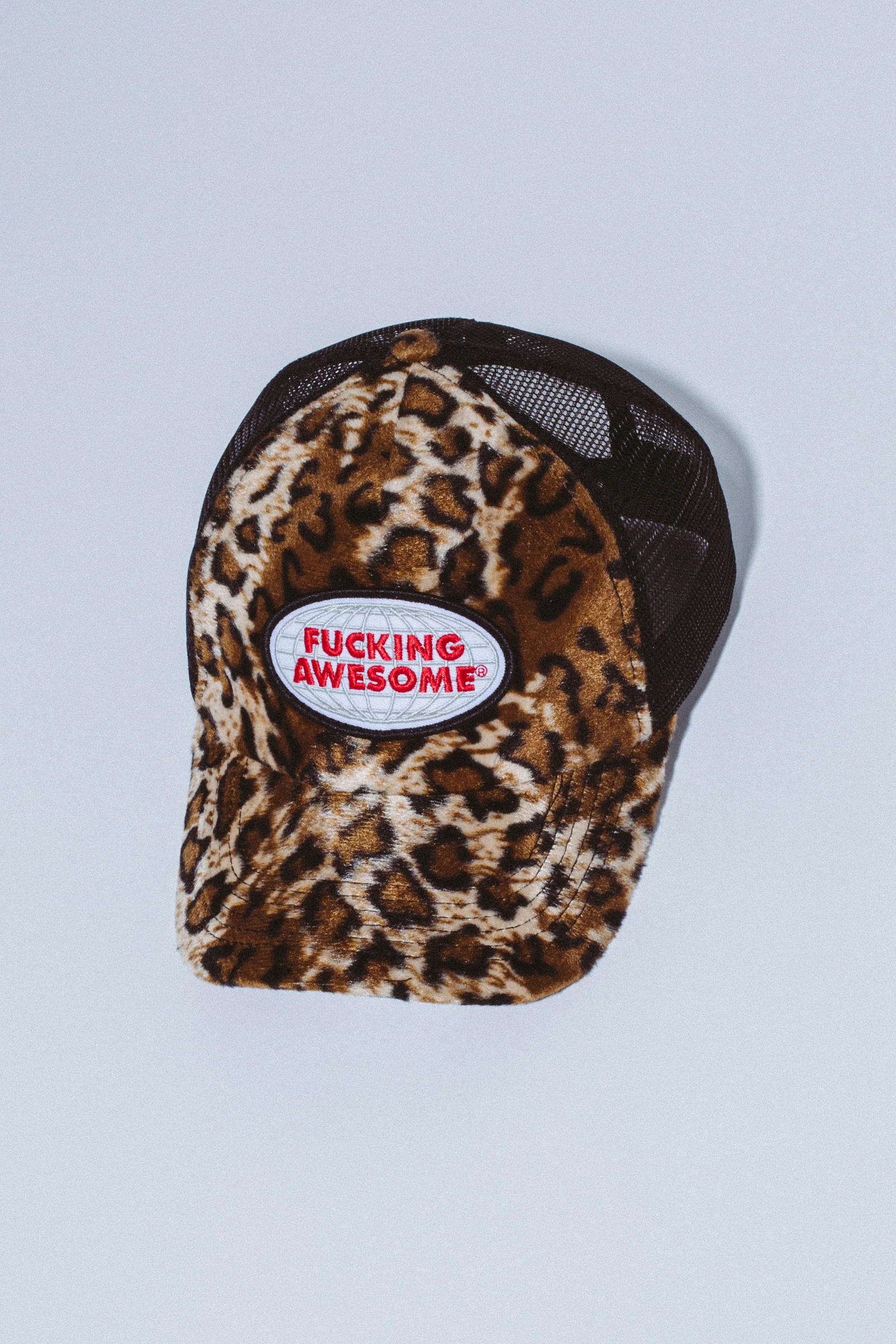 Fucking Awesome Fuzzy Leopard Hat