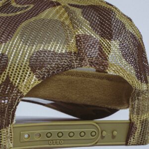 Fucking Awesome Gun Baby Soft Foam Trucker Hat Tan Camo