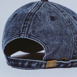 Fucking Awesome 3 Spiral Washed Denim 6 Panel Hat Blue