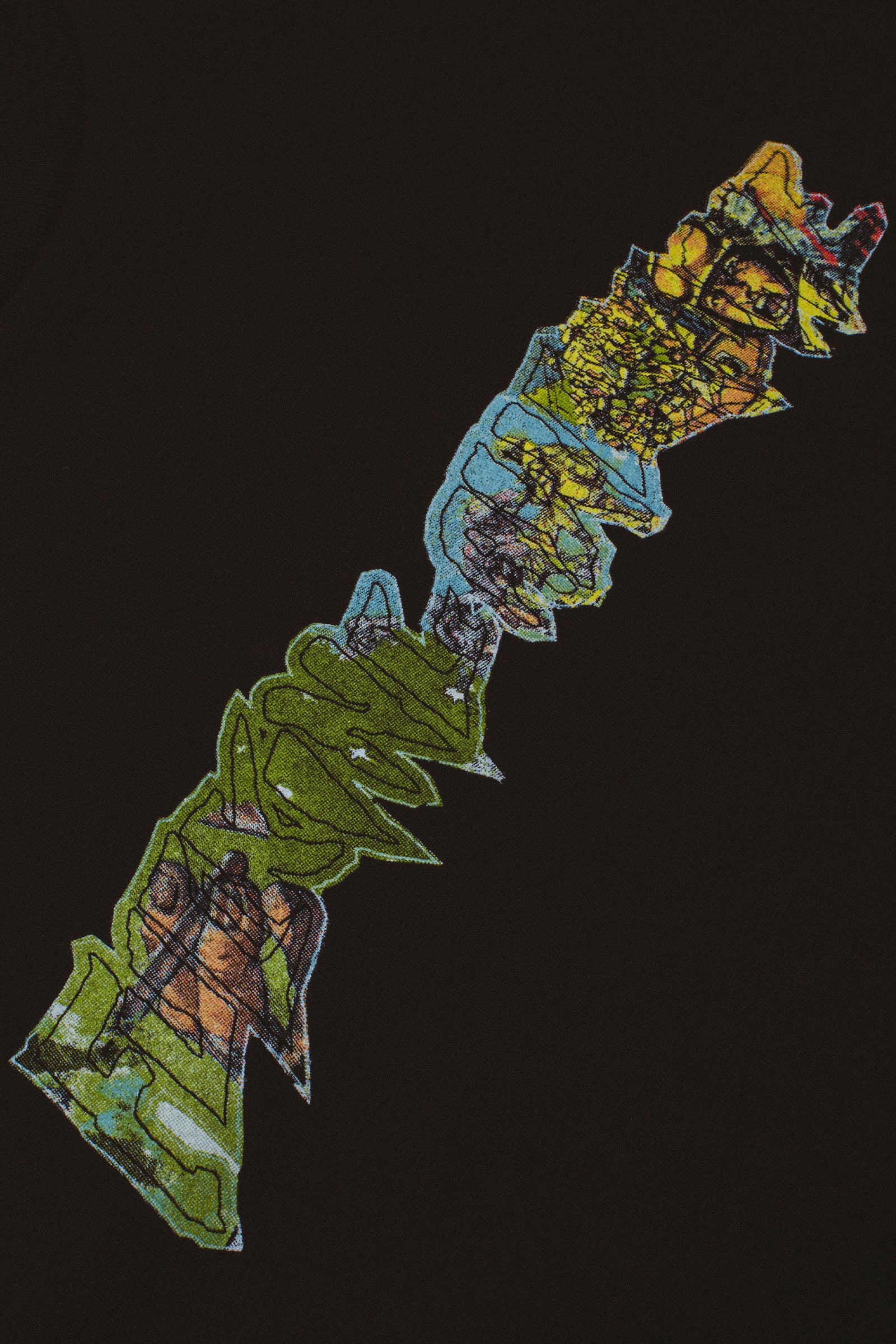 Fucking Awesome Gimme Some Truth Stamp Logo Tee Black