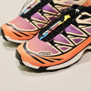 Salomon XT-6 Black Almond Cream Dragon Fire