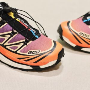 Salomon XT-6 Black Almond Cream Dragon Fire