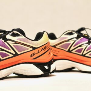 Salomon XT-6 Black Almond Cream Dragon Fire