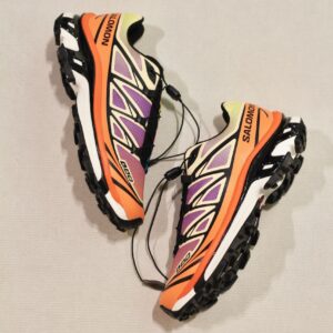 Salomon XT-6 Black Almond Cream Dragon Fire