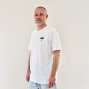 Hélas Temperature Umbrella Tee White
