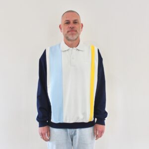 Carlito Sweat Polo Rayures Multicouleur