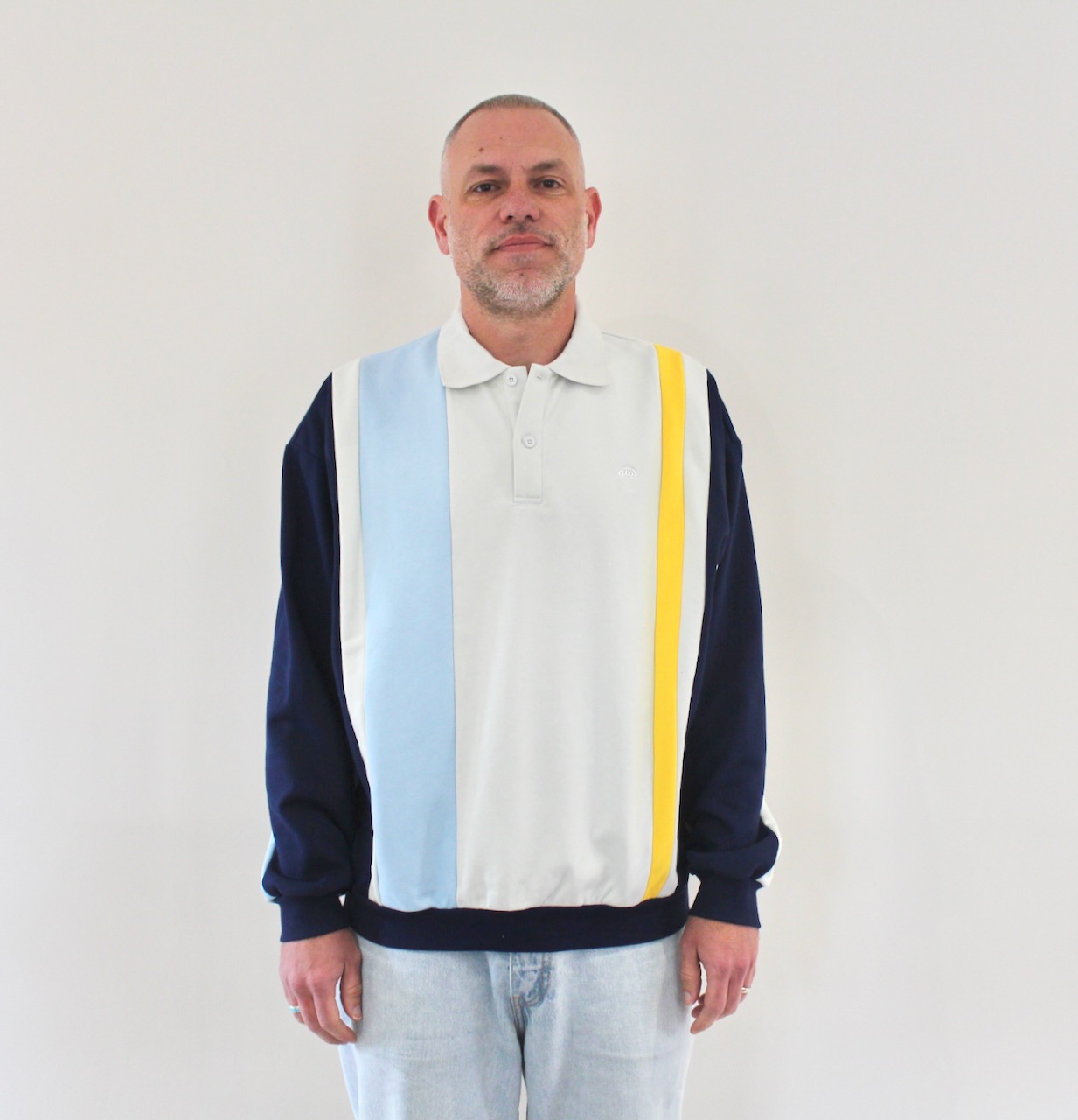 Carlito Sweat Polo Rayures Multicouleur