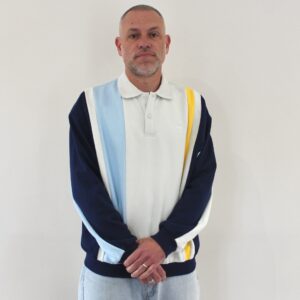 Carlito Sweat Polo Rayures Multicouleur