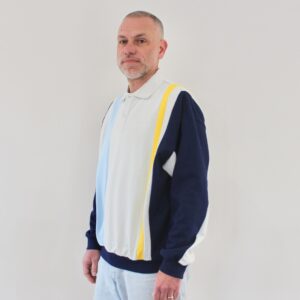 Carlito Sweat Polo Rayures Multicouleur