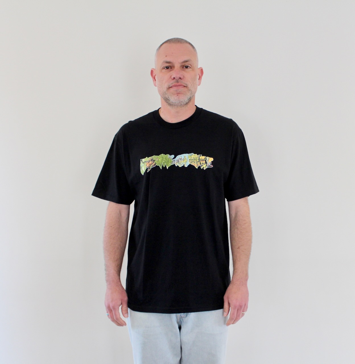 Fucking Awesome Gimme Some Truth Stamp Logo Tee Black