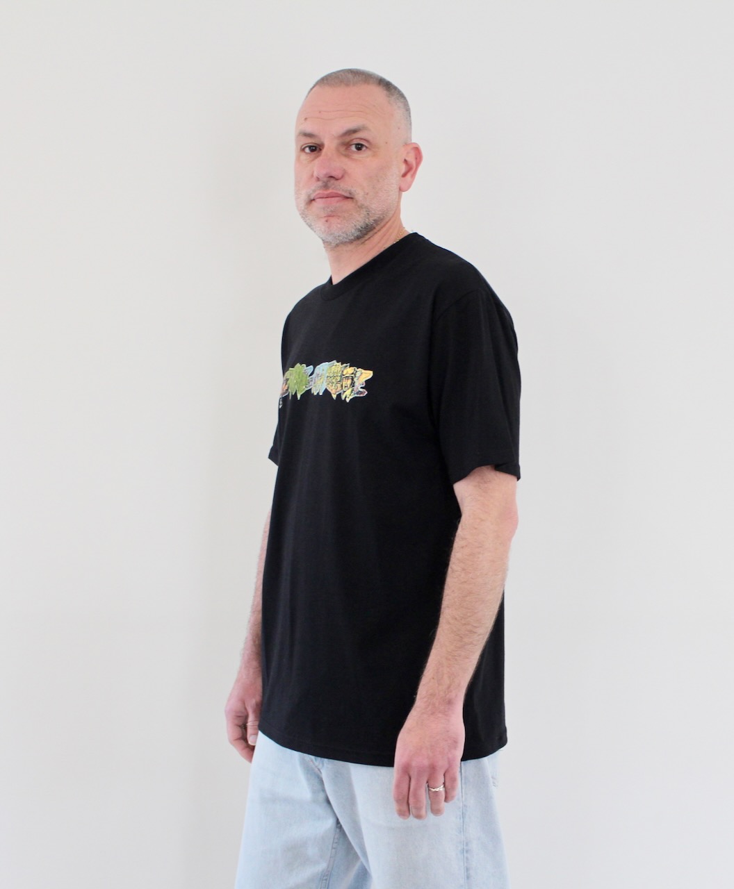 Fucking Awesome Gimme Some Truth Stamp Logo Tee Black