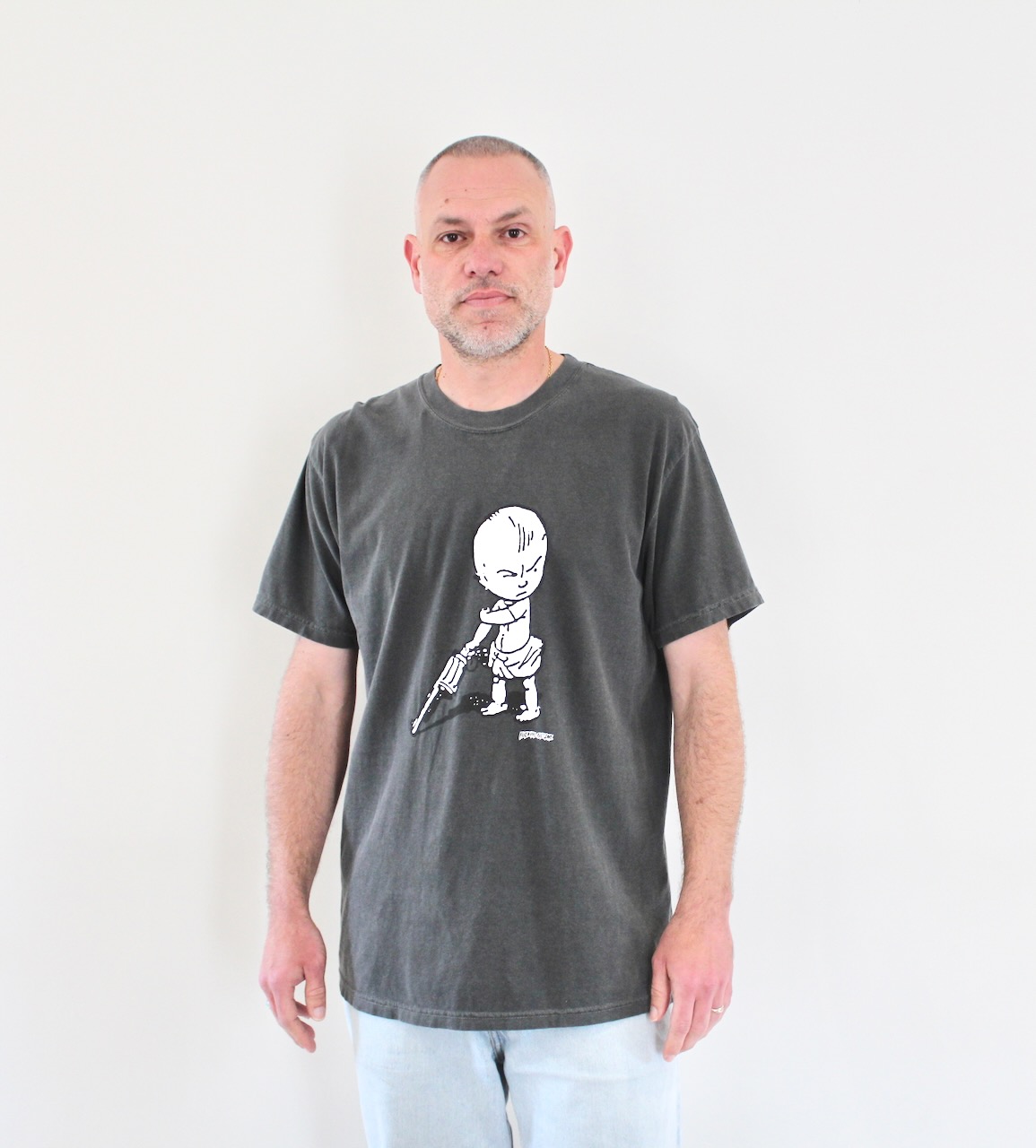 Fucking Awesome Gun Baby Gun Tee Pepper