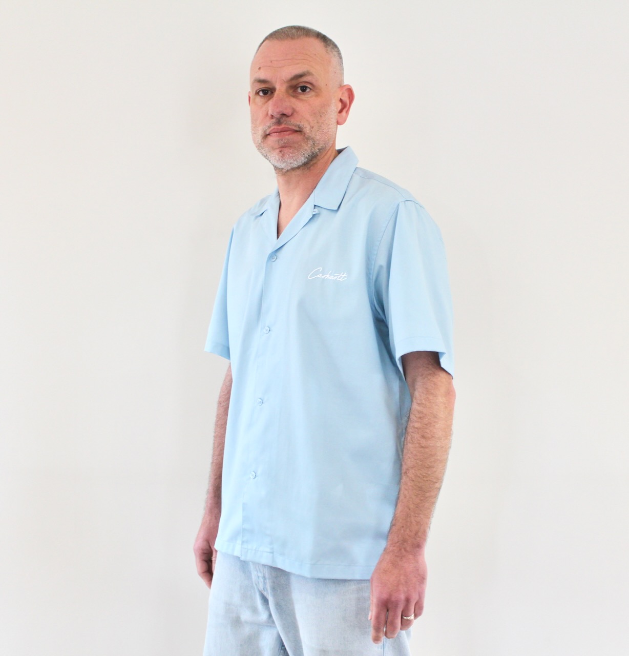 Carhartt Wip Delray Shirt Icaria White