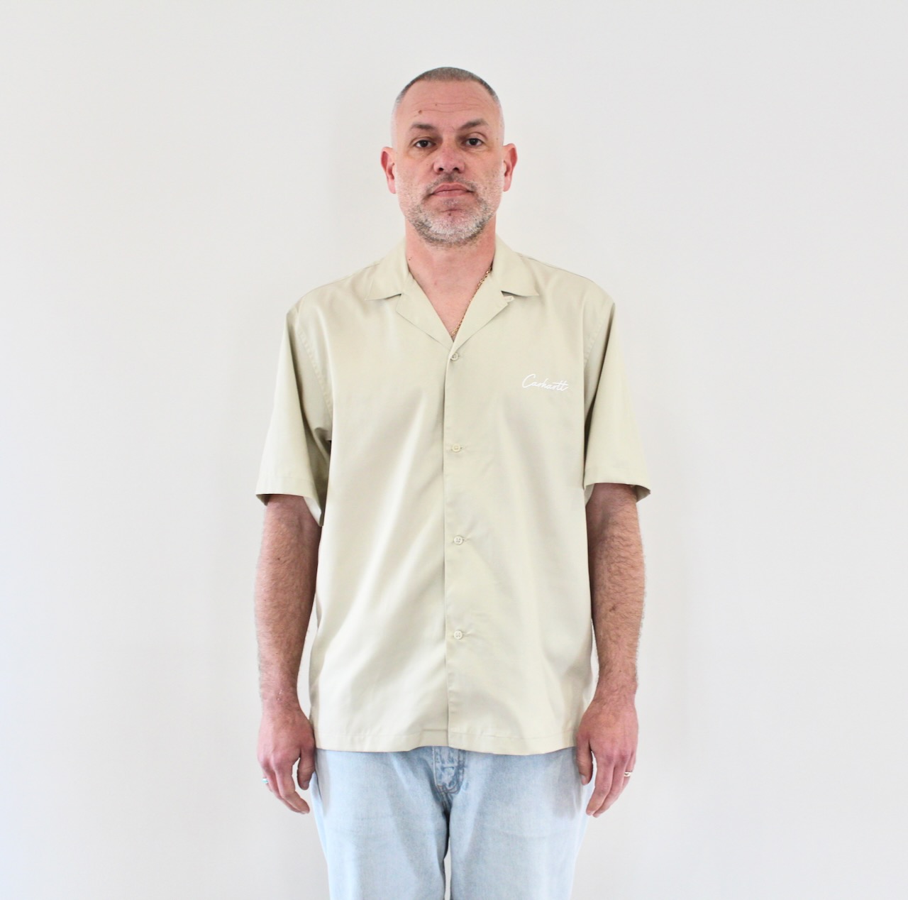 Carhartt Wip Delray Shirt Stone White