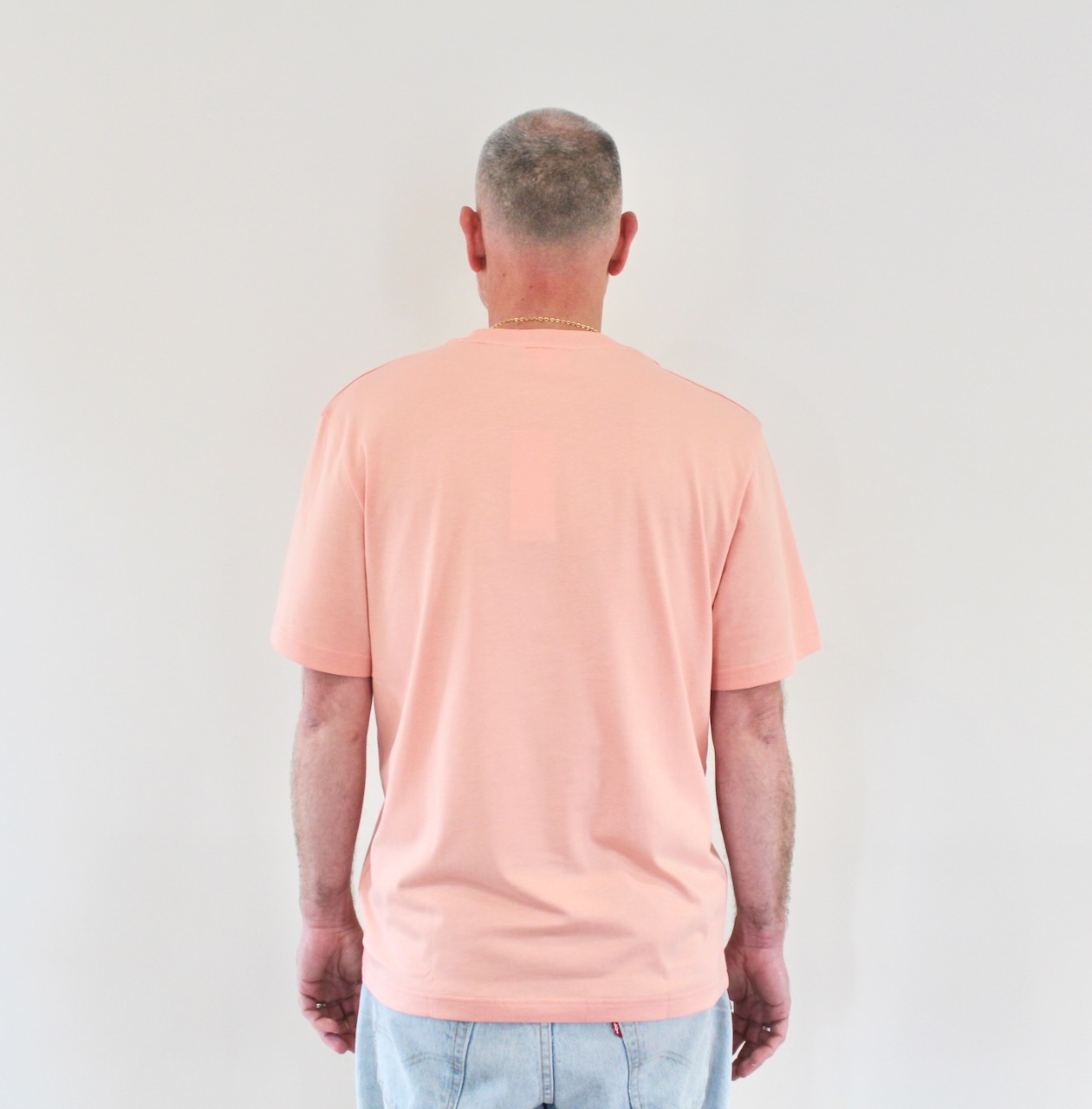 Lacoste Tee Shirt Col Rond Rose ATL