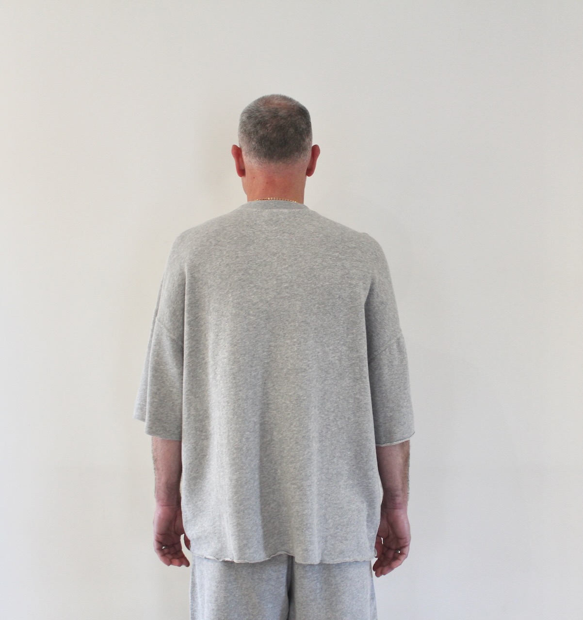 American Vintage Nyzzo Sweat Gris Chiné