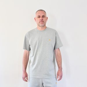 Carhartt Wip Chase T-shirt Grey Heather Gold