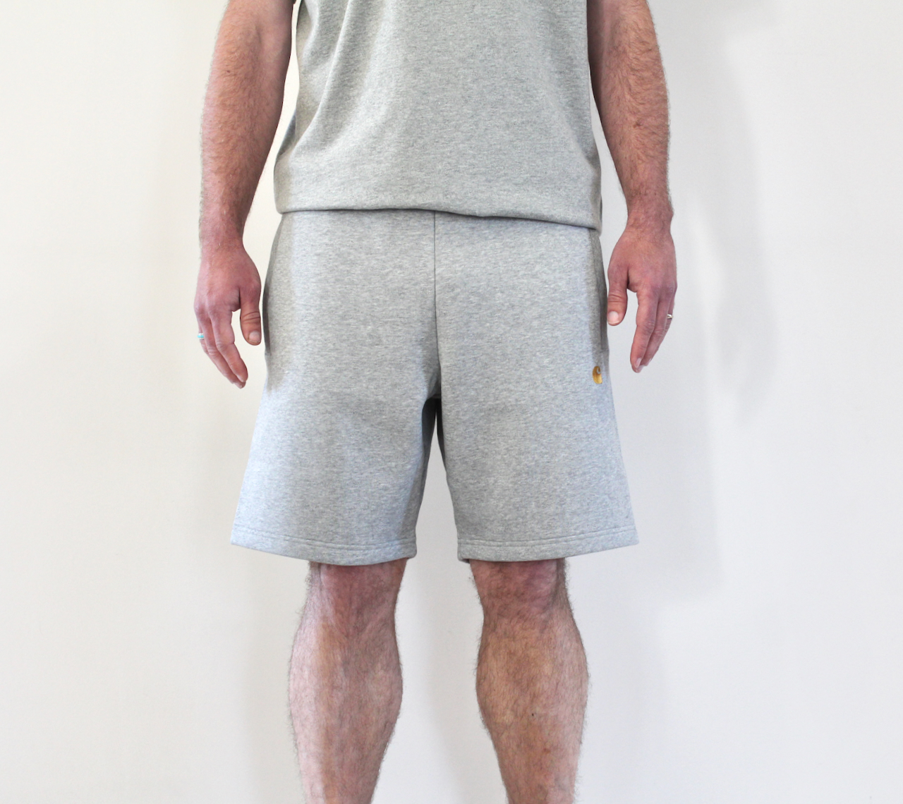 Carhartt Wip Chase Sweat Short Grey Heather