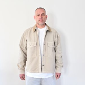 Carhartt Wip Prescott Shirt Jacket String Leather Garment Dyed