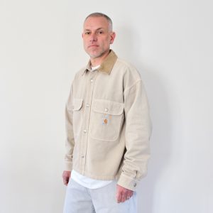 Carhartt Wip Prescott Shirt Jacket String Leather Garment Dyed
