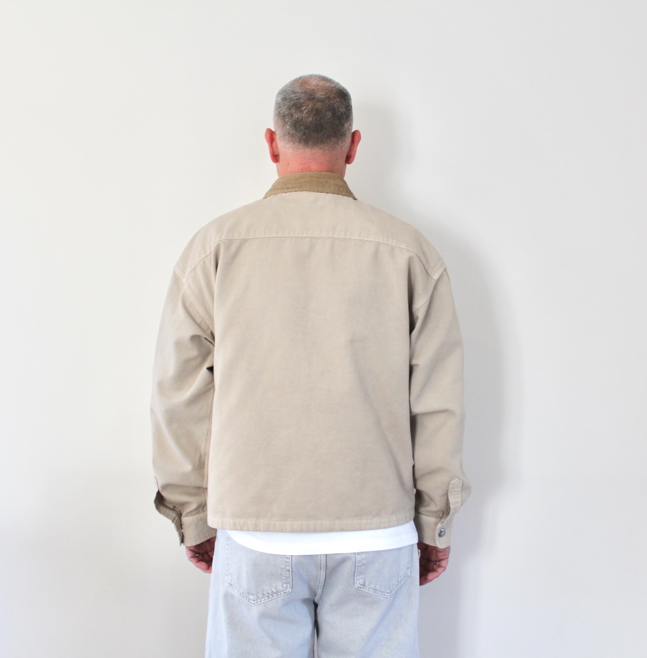 Carhartt Wip Prescott Shirt Jacket String Leather Garment Dyed